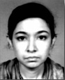 Photograph of and link to Aafia Siddiqui